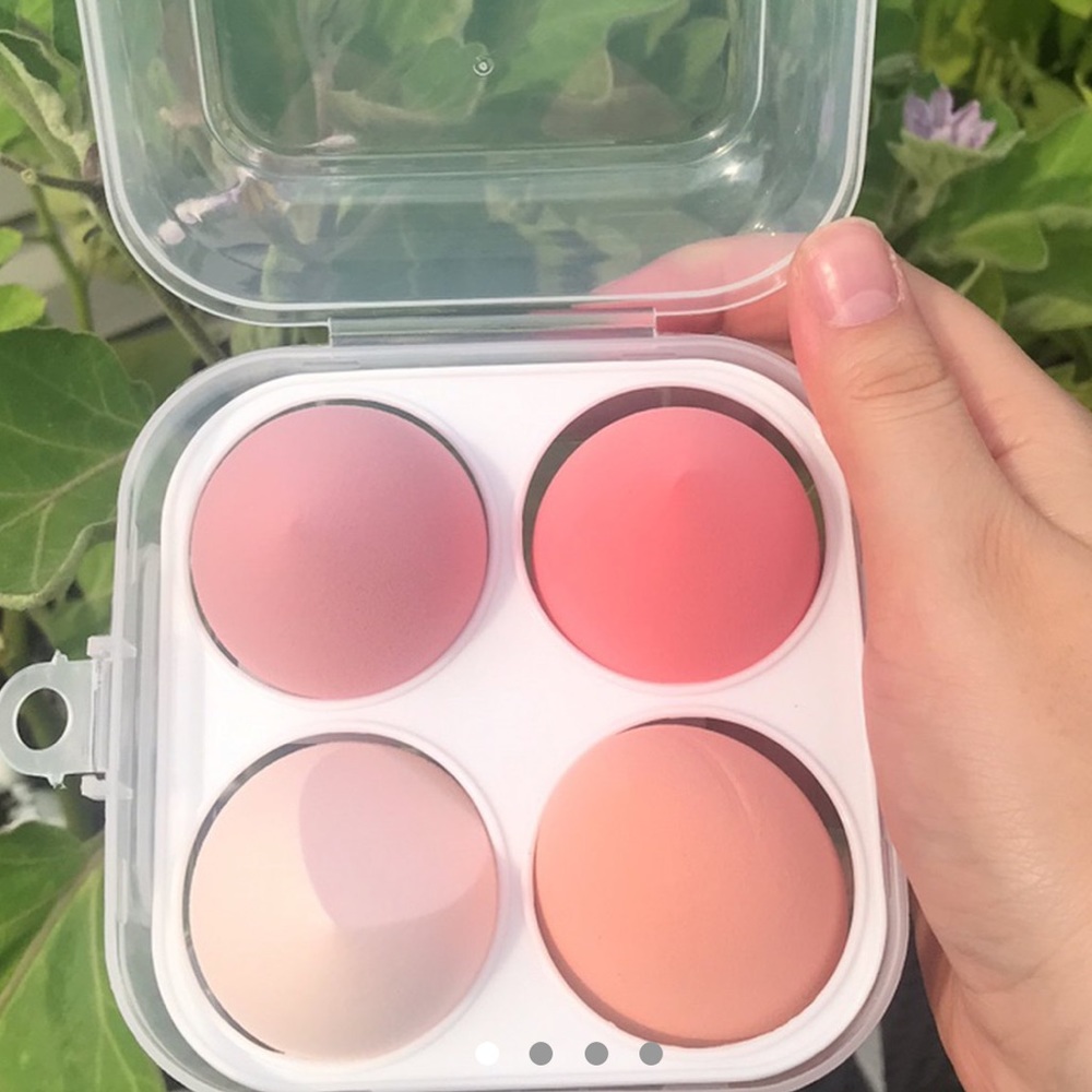 pack for four cruelty free / vegan beauty blender pack super soft and squishy!